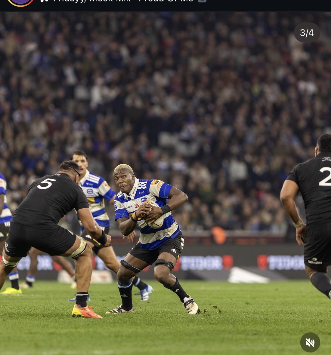 Full flight in Western Province hoops against the All Blacks &mdash; the fastest forward in the land.