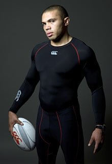 Bryan Habana in Canterbury kit