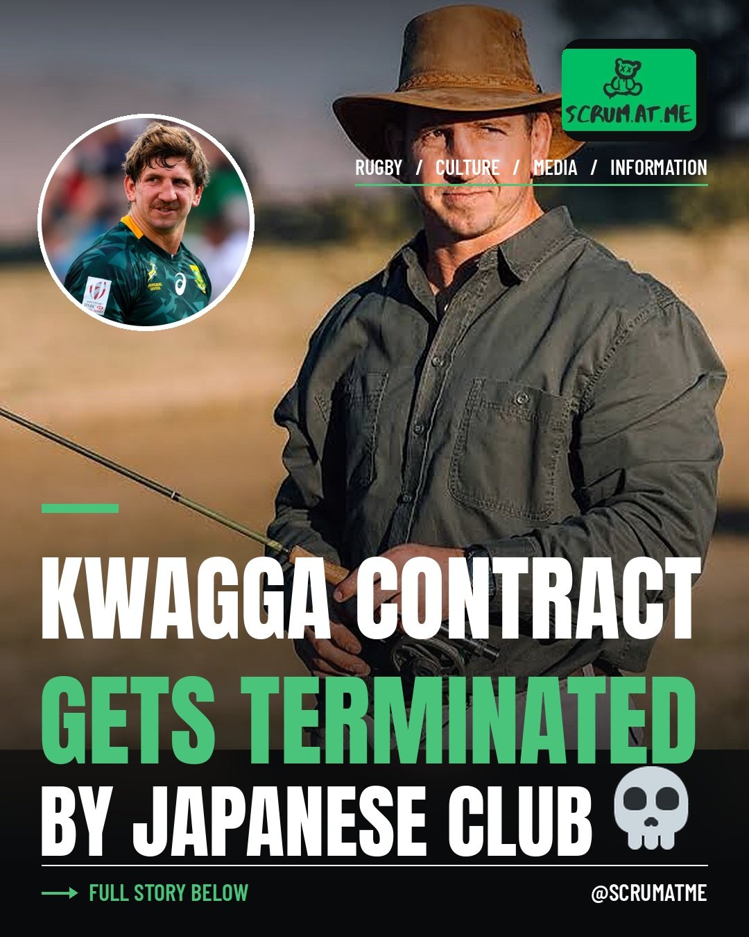 Kwagga Smith: contract terminated by Japanese club